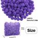 BUTUZE 150Pcs 1 Inch Purple Pom Poms in Zipper Bag - Perfect for Kids' Crafts and Creative Decor - Buy Online on GoSupps.com