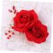 FRCOLOR Hair Comb lumae luminance Bridal rose headpiece Red hair comb garlands for decor bride hair clip Bride Hair Comb decorative hair combs Bridal Headdress Rose Hair Comb - Buy Online on GoSupps.com