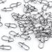 Dr.Fish 50 Pack Stainless Steel Crankbait Snaps - Quick Change Fishing Clips - Bass Fishing Lure Snaps - 50 Pack - Buy Online on GoSupps.com