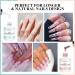 Morovan 5 in 1 Builder Nail Gel Kit - Clear & Pink UV Hard Gel for Nails Extension - Beginner-Friendly Nail Strengthening Kit - Buy Online on GoSupps.com