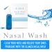 Glamza 300ml Sinus Rinse Bottle with Adult & Child Nasal Wash - Neti Pot for Complete Nasal Irrigation - Buy Online on GoSupps.com