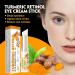 Turmeric Retinol Eye Cream Stick Moisturizing Eye Cream Anti-Aging Under Eye Cream for Dark Circles Puffiness Eye Bags (2pcs) - Buy Online on GoSupps.com