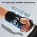 Freeetoo Wristwear - Comfortable Carpal Tunnel & Tendinitis Support for Women & Men | Soft Upholstery 3 Metal Rails L/XL (19-26 cm) - Right-Wing Black - Buy Online on GoSupps.com