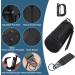 Mucher 3 Pack Tactical Hip Pockets - Molle Bags for Outdoor Hiking Hunting & Camping - EDC Utility Bellbags with Hooks & Key Rings (Black) - Buy Online on GoSupps.com