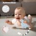 RZMZBY Teething Ring for Babies - BPA-Free Silicone & Wooden Teething Toy | Safe Baby Teething Aid & Activity Set - Buy Online on GoSupps.com