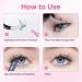 Eyelash Glue Waterproof Lash Glue Fast Drying False Eyelash Glue cluster lash Latex Free Eyelash Adhesive manga eyelash glue Super Strong Hold CHRONTIER (glue only) - Buy Online on GoSupps.com