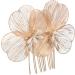Beaupretty Wedding Hair Side Comb Bride Hair Comb Flower Hair Comb Wedding Headpiece Bridal Hair Accessory for Women - Buy Online on GoSupps.com