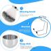 ROBMNE Shaving Set - Stainless Steel Soap Dish Brush & Stand Holder | Premium Nylon Brush Kit for Ultimate Shaving Experience - Buy Online on GoSupps.com