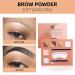 YOUNG VISION Eyebrow Palette - 6 Colors with Stencils, Highlighter, Concealer, Wax, Trimmer, and Brush & Spoolie Duo - Buy Online on GoSupps.com