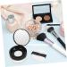 SOESFOUFU 6 Pcs Elastic Mesh Loose Powder Box Portable Powder Case Foundation Powder Puff DIY Abs Black - Buy Online on GoSupps.com