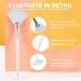Soft N Style Taklon Fan Mask Brush - Acid Applicator for Glycolic Peel & Masques (Pack of 2 White) | International Shipping Available - Buy Online on GoSupps.com