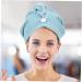 Cabilock Quick Drying Shower Cap Shower Cap Large Hair Cap Towel Turban Shower Essentials for Women Turbans for Women Bath Shower Cap Hair Drying Towel Quick Drying Bath Cap Head Bath Cap Blue 65.00X25.00X0.50CM - Buy Online on GoSupps.com