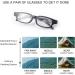 Adjustable Glasses Dial Vision Flex Focus | Blue Light Blocking Zoom Eyeglasses for Reading - Black - International Shipping Available - Buy Online on GoSupps.com
