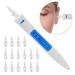 Soft Silicon Ear Wax Removal Tool Kit - 16pcs | Flexible Spiral Tips for Adults | Ear Cleaner Aid - Blue - Buy Online on GoSupps.com