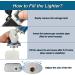 Waterproof Windproof Torch Lighter - Black Single Flame for Candle, Camping, Family Use - Ideal Mens Gift (Butane Not Included) - Buy Online on GoSupps.com