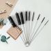 Straw Cleaning Brush 10 Pcs 8.2inch Pipe Cleaner Set for Wine Glasses Water Bottles Cleaning Tool - Buy Online on GoSupps.com