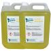 2 x 5 Litre Lemon Detergent for Walls Cutlery and Worktops Simply Green