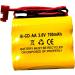 Buy 3 Pack BNP3700B S/L 026-148 3.6v 700mah Ni-Cd Battery Replacement - Compatible with CUSTOM-93 LPX70RWH & More - International Shipping Available - Buy Online on GoSupps.com