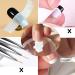 Clear Jelly Silicone Nail Art Stamping Plate Set - 2.8 cm Scraper & Tools for Perfect Manicure - Buy Online on GoSupps.com