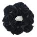 6 Pack Black Big Hair Scrunchies Velvet Scrunchy Hair Elastic Large Hair Bobble Soft Hair Ties No Crease Hair Bands for Women Girl Not Hurt Hair Oversized Scrunchies Great Christmas Gift 6 Black Color