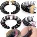 Colored Handmade 3D False Eyelashes | Dramatic Reusable Thick Extensions for Parties & Festivals | #505 - Buy Online on GoSupps.com