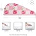 Cherry Hair Towel 2 Pack - Super Absorbent Quick Dry Hair Turbans for Women & Girls | Ideal for Fast Hair Drying - Buy Online on GoSupps.com