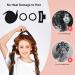 Velvet Heatless Hair Curler Set | Heatless Curling Rod Headband for Long Hair - Black - Buy Online on GoSupps.com