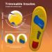 Buy Women's Tennis Shoe Inserts for Plantar Fasciitis - Orthotic Insoles & Arch Support - Metatarsalgia Relief (Sizes 5-10 - Buy Online on GoSupps.com