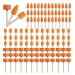 Saddgo 120Pcs Sanding Bit for Rotary Tool Strong Grinding Stone Bit with 1/8" Shank Aluminum Oxide Sanding Accessories Corundum Sand + Metal.