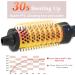 1.5-Inch Curling Iron Thermal Brush - Fast Heating PTC Tourmaline Ionic Comb for Long & Medium Hair - Global Voltage & Travel-Friendly - Buy Online on GoSupps.com