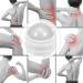 VOCOSTE Manual Massage Ball - Stress Relief & Pain Relief - White Resin Massage Tool for Relaxation - Buy Online on GoSupps.com