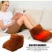 Besreey Heated Foot Warmer Full Wrap Rechargeable Non-Slip Foot Warmers for Men & Women | Brown Ultimate Comfort at Home - Buy Online on GoSupps.com