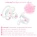 Buy LittleForBig Large Shield Pacifier Generation II - Adult Size Baby Rabbit Pattern Pink | International Shipping Available - Buy Online on GoSupps.com