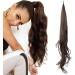 32inch Synthetic Ponytail Hair Extensions Long Layered Wave Curly Ponytail Flexible Wrap Around Fake Tail Hair Extensions Natural Curly Hairpiece (Color : P4-27) - Buy Online on GoSupps.com