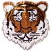 Sewing Reversible Color Changing Sequins Tiger Patch  Animals Beast Embroidered Beaded Sequin Appliques Patches for Men Boys T-Shirts Clothes Jeans Jackets Clothing