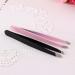 Tweezers For Women Eyebrow Tweezers 1 Pc Black/Pink Eyebrow Tweezer Hair Beauty Slanted Puller Stainless Steel Clips Makeup Tool - Buy Online on GoSupps.com