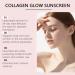 Collagen Sunscreen for Face SPF 50 Hydrating Facial Sunscreen with Collagen Broad Spectrum UVA/UVB Protection Natural Glow Effect Non-Greasy & No White Cast Travel Size (2PC) - Buy Online on GoSupps.com