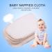 Buy Fdit 10pcs Organic Cotton Baby Diapers - Washable & Reusable Cloth Diapers Inserts for Eco-Friendly Parenting - Buy Online on GoSupps.com