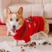 Buy Christmas Dog Turtleneck Sweater Warm Knitwear for Pets | Cozy Winter Dog Coat Costume (Red M) - Buy Online on GoSupps.com