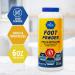 MED PRIDE Premium Foot Powder - Hypoallergenic Talc-Free Moisture Control & Odor Eliminator - 6oz for Sweat & Fresh Shoes - Buy Online on GoSupps.com