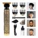 Electric Hair Clippers Men Cordless Zero Gapped T-Blade Beard Trimmer Men with 4 Guides Combs Kit Waterproof USB Rechargeable Shavers for Men can Get Their Hair Cut at Home Standard