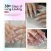  BISHENGYF 3D Gel Nail Polish & Chrome Nail Powder:Clear 3D Gel Nail Polish 2 pcs Moonlight Aurora Pearl Crome Powder Nail Polish No Wipe Nail Art Home Decoration (White) - Buy Online on GoSupps.com