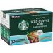 STARBUCKS Iced Coffee Blend Signature Black K-Cups Cold Brew Coffee Pods Medium Roast Vibrant Smooth And Balanced - Buy Online on GoSupps.com