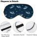 Unicorn Shark Sleep Mask Eye Cover for Sleeping Blindfold with Adjustable Strap Blocks Light Night Travel Nap for Men Women - Buy Online on GoSupps.com