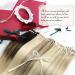 Moresoo Micro Loop Extensions - Real Hair Blond 60 cm | Goldblond Microring Extensions | Remy Hair #P16/22 50g - Buy Online on GoSupps.com