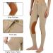 Beroy Kids Horse Riding Knee-Patch Breeches - Khaki X-Small - Buy Online on GoSupps.com