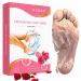 Rose Foot Peel Mask For Hard Skin Rose Foot Peel Mask Rose Foot Mask Exfoliating Feet Peeling Socks Foot Care Mask Plant Formula Moisturising Socks Foot Spa Fits for Women and Men(2 Pairs)