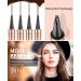 Natural Looking Eyebrow Pencil Microblading Pen - Long-Lasting & Waterproof - 4 Point Eyebrow Pen for Eye Makeup - Portable Microblading Eyebrow Hair in 1 Light Brown - Buy Online on GoSupps.com