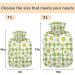 Naanle Hot Water Bottle with Cover - 1L Plaid Daisy for Menstrual Cramps Relief & Cold Therapy | International Shipping Available - Buy Online on GoSupps.com