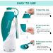 Yicostar 20oz Dog Water Bottle with Waste Bag | Portable Pet Water Dispenser for Walking, Hiking & Outdoor Activities - Blue - Buy Online on GoSupps.com